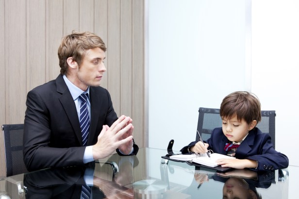 kid business meeting